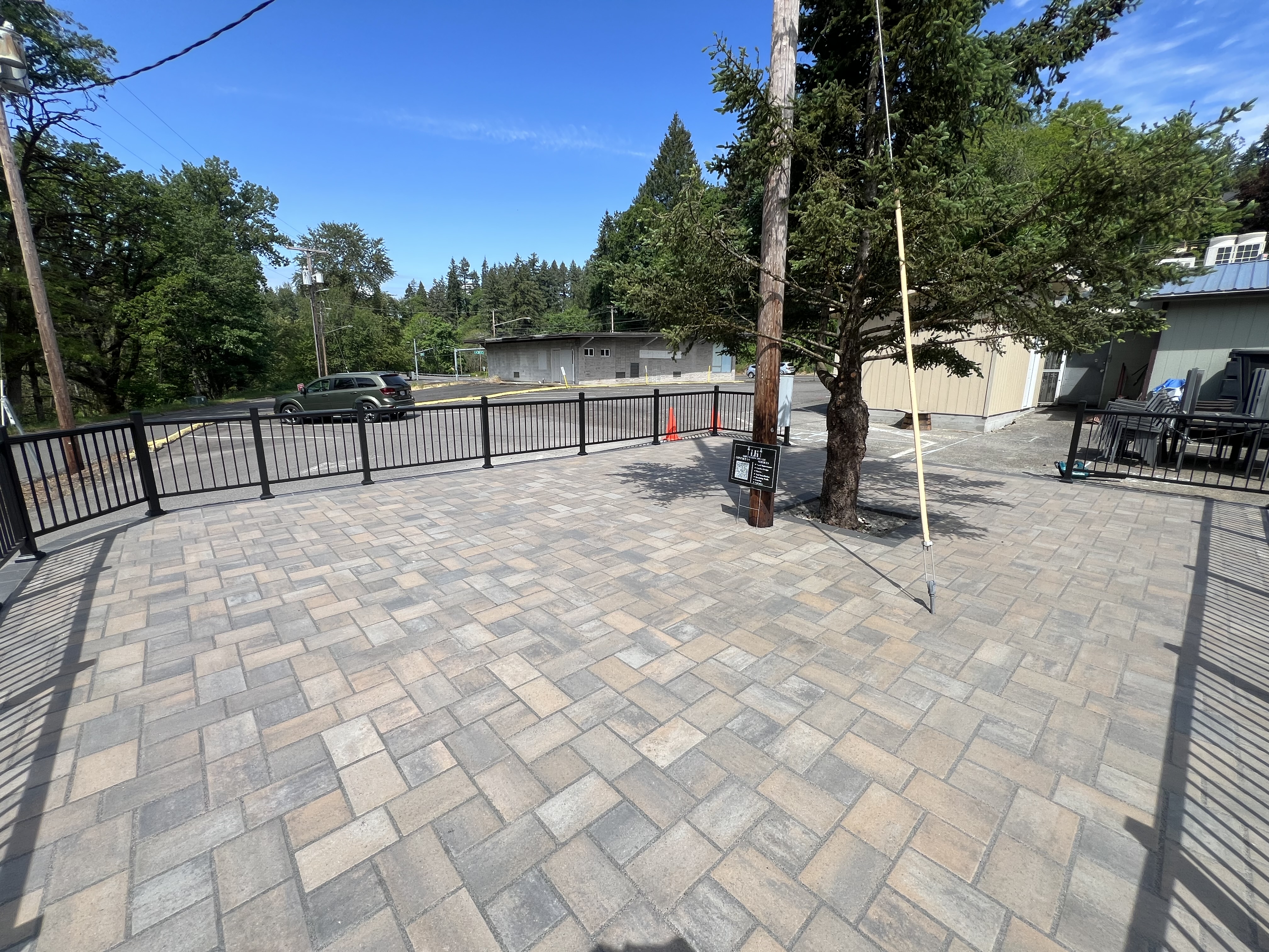 Retaining wall detail