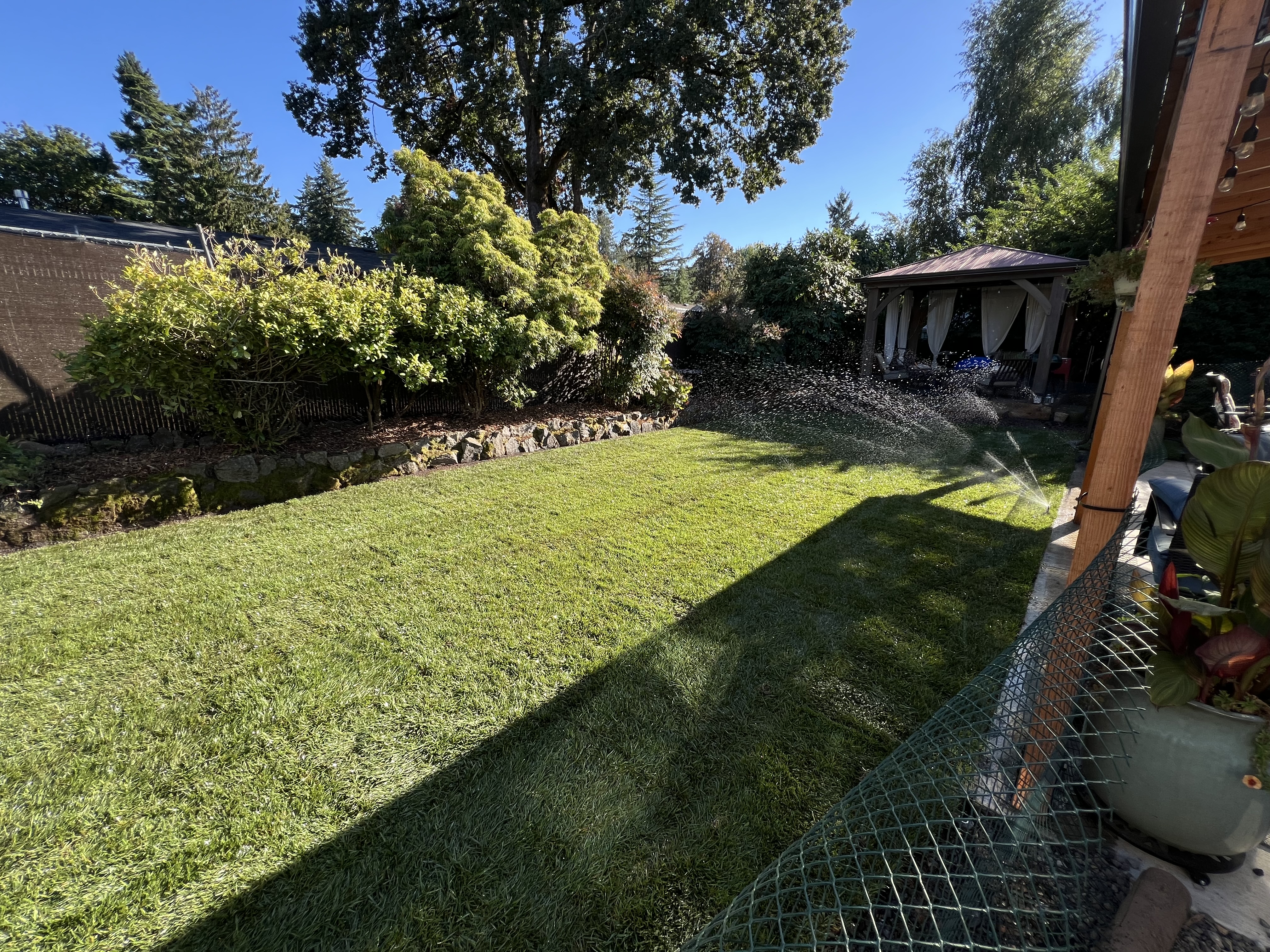 Finished turf installation